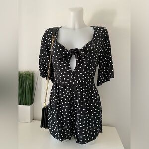Cute Polka dot jumper, size XS, double lined